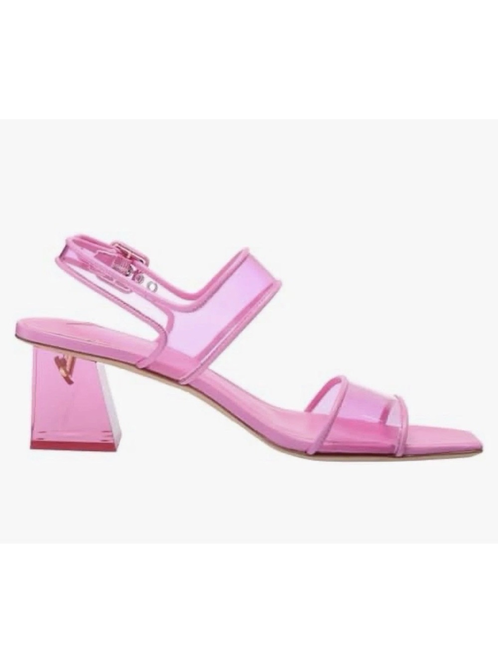 Kate Spade Pink Strappy Block Heel Sandals - Picture 3 of 9